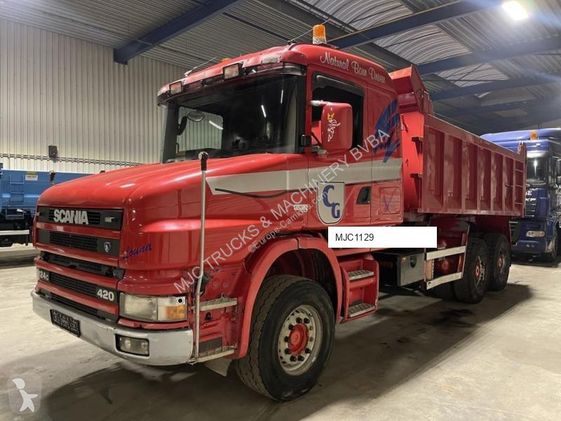 Camion Scania T124-420 TORPEDO HAUBE - 6x4 -...
