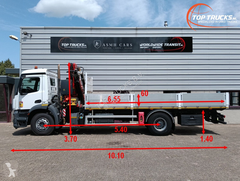 Kamion Mercedes 1830 Fassi 17TM Kraan, Crane,...