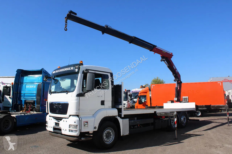 Camion MAN TGS + HMF 22T/M + remote + 6x2...