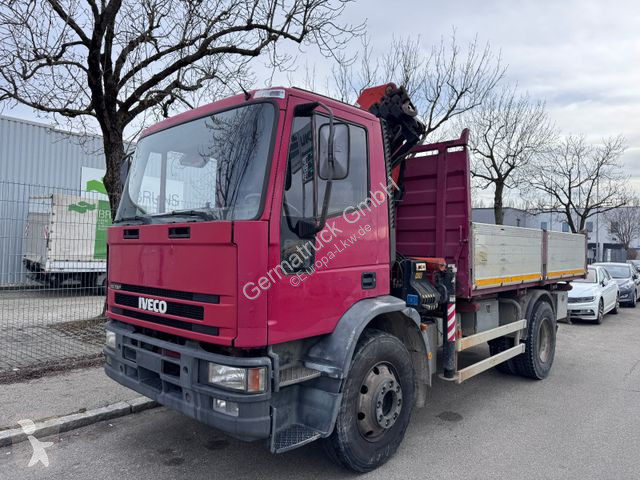 Kamion Iveco 150E18N Kipper mit Palfinger PK9501
