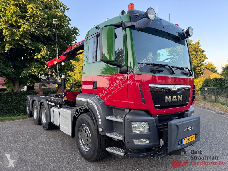 Kamion MAN 35.440 8x4 Euro 6 met HYVA 26 Ton...