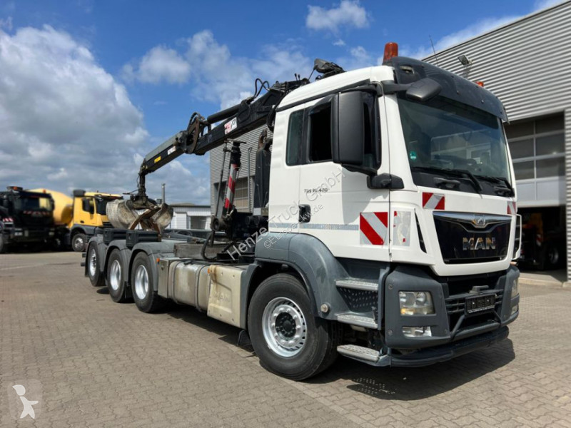 Camion MAN TG-S 35.480 8x4 BL Abrollkipper mit...