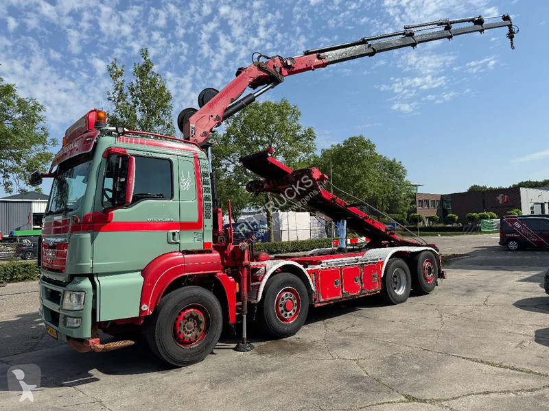 Vrachtwagen MAN 35.480 8X4 HMF 2420 K5 + HMF...