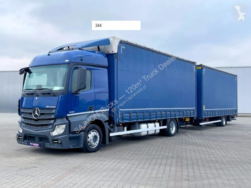 Lastbil med släp Mercedes ACTROS 1830 / ZESTAW...