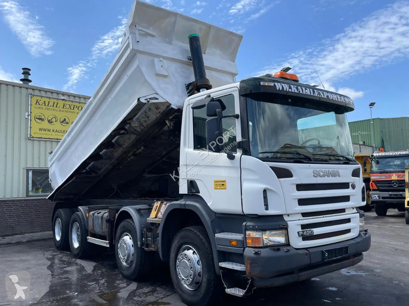 Camion Scania P420 Kipper 8x4 Manual earbox Big...