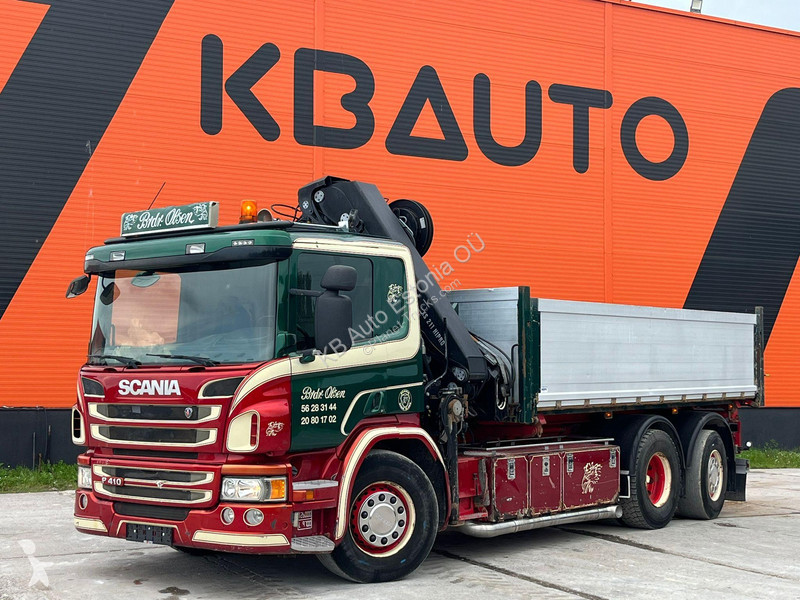 Camion Scania P 410 6x2*4 HIAB 211EP-5 / BOX...