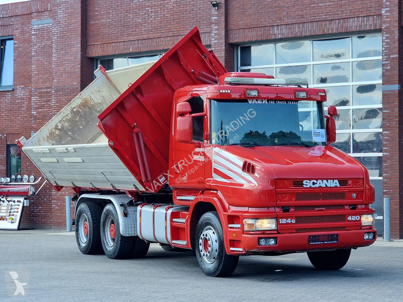 Camion Scania T124-420 6x4 - Tipper - Retarder...