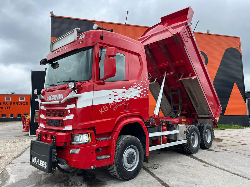 Lastbil Scania R 500 4x4+2 RETARDER / BIG AXE /...