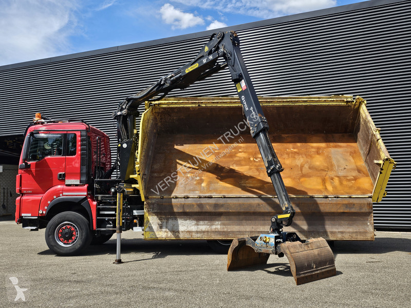 Kamion MAN TGS 6x6 / PALFINGER Z CRANE / 2 SIDE...