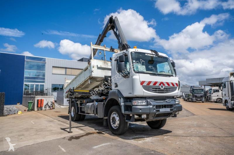 Camion Renault KERAX 370 DXI + I BENNE+HIAB...