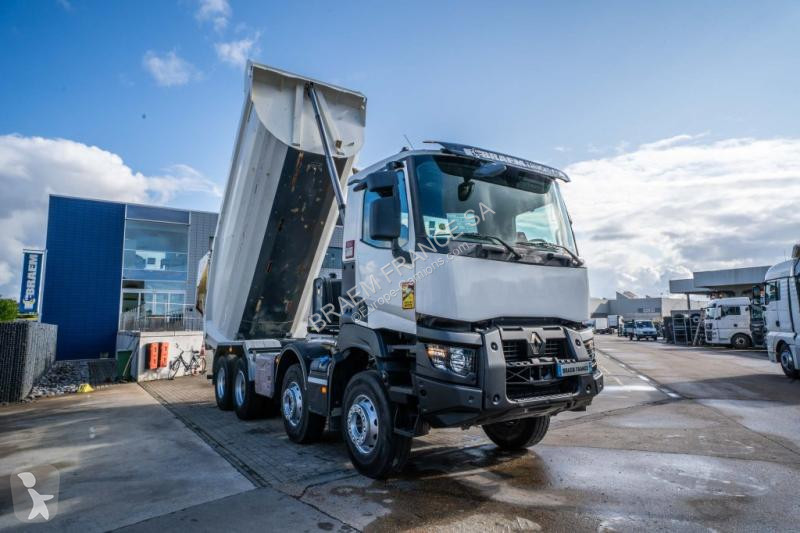 Camion Renault K 480 + BENNE ENROCHEMENT HARDOX