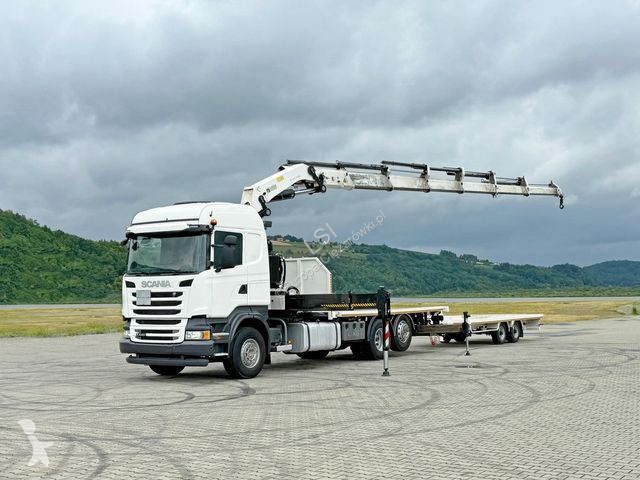 Kamion Scania R440 * HIAB 422 E-6 HIRO + FUNK +...