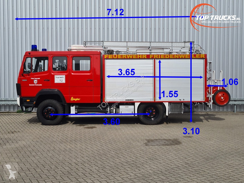 Kamion Mercedes AF 4x4 -Brandweer, Feuerwehr,...