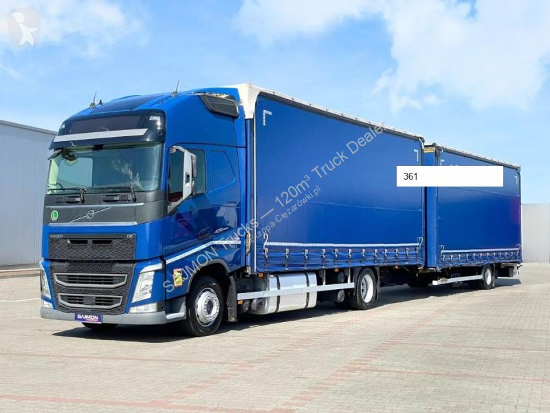 Camion remorque Volvo 420 / ZESTAW TANDEM 120M3...