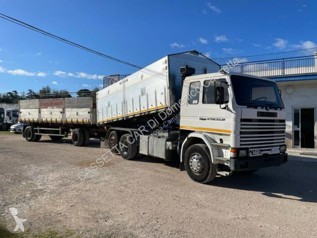 Lastbil Scania R 142 RIBALTABILE TRILATERALE