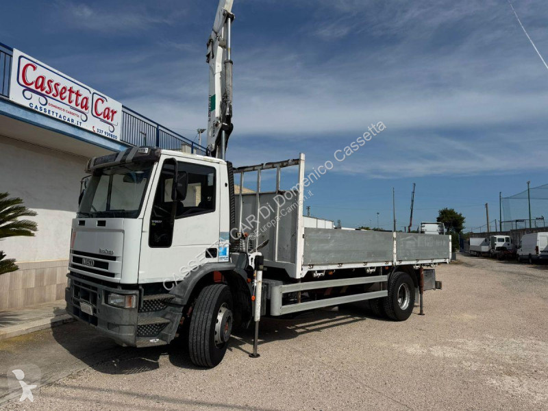 Kamion Iveco EUROCARGO 170E27 CASSONE FISSO+GRU...