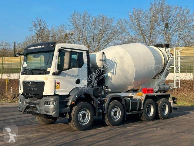 Lastbil MAN TGS 37.480 8x4 EuromixMTP EM 10 L