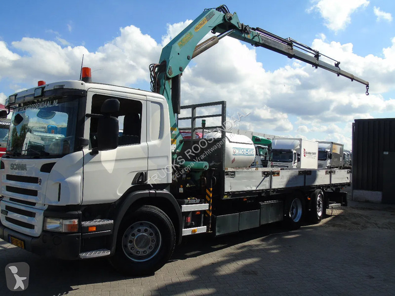 Camion Scania P 380 + PAFINGER PK18.500 5x...