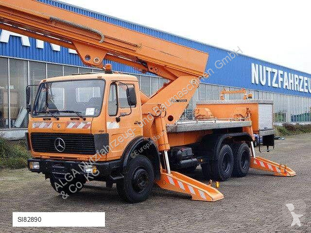Piattaforma aerea Mercedes 6x4, Ruthmann, 28m....