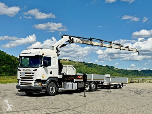 Kamion s návěsem Scania R440 * HIAB 422 E-6...