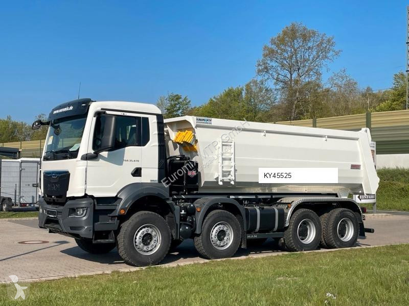 Lastbil MAN TGS 35.470 BB 8X4 Mulden Kipper 10X...