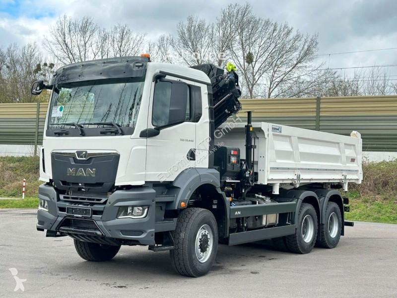 Lastbil MAN TGS 33.440 6x6 /3-Seiten- Kipper /...