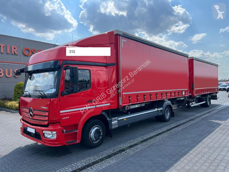 Lastbil med släp Mercedes ATEGO 1227 BDF...