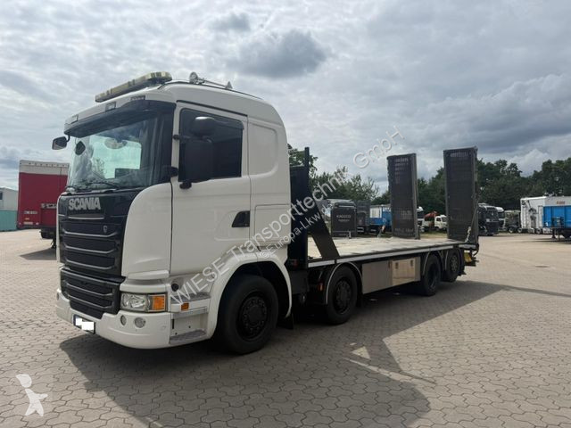 Camion Scania G450 Baumaschinentransporter mit...