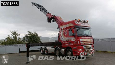 Camion DAF XF105 510 XF 8X4 Palfinger PK150.002 9x Extensions Winch Big-Axle Euro 5 Kran Crane