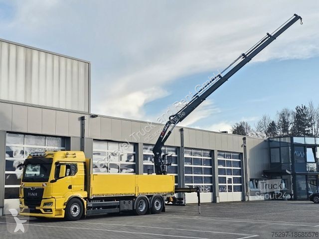 Lastbil MAN TGS 26.510 Pritsche + HIAB 228 -4...