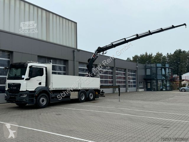 Lastbil MAN TGS 6x2-4 Pritsche HIAB 228-6 Funk ACC