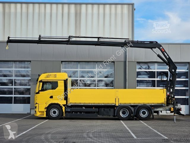 Lastbil MAN TGS 26.510 Pritsche + HIAB 228 -4...