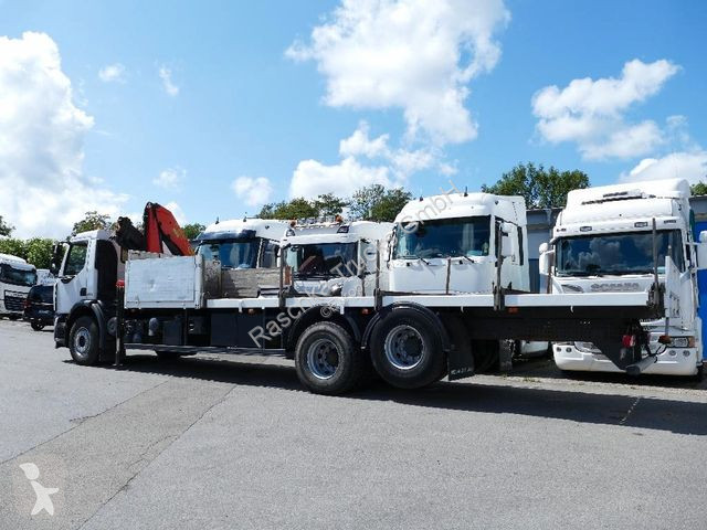 Lastbil Renault 370dxiPritsche/Kran*RETARDER*