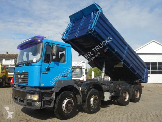 Kamion MAN 41-414 MEILR KIPPER 8X4,MANUAL POMP