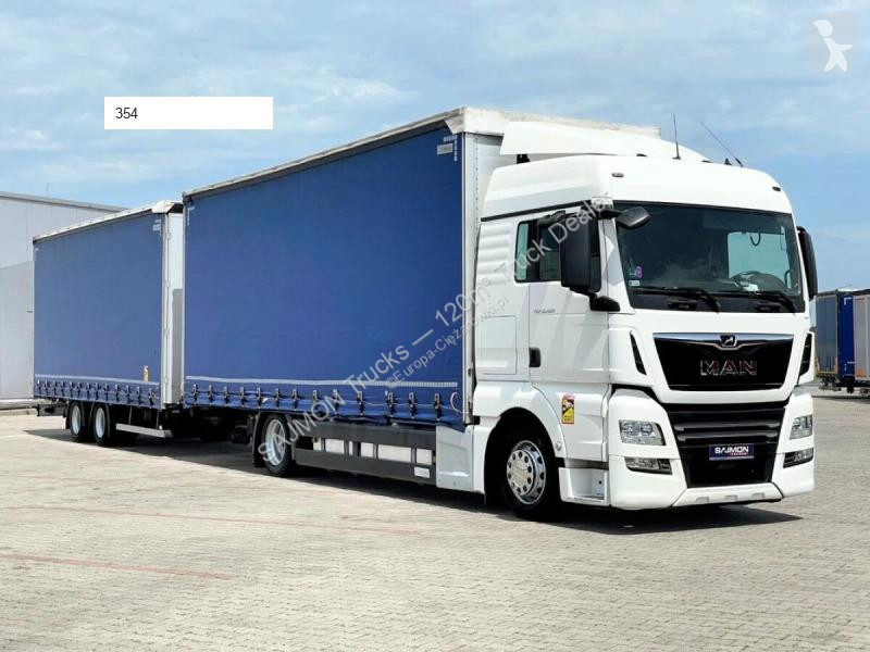 Camion remorque MAN TGX 18420 / PRZEJAZDOWY /...