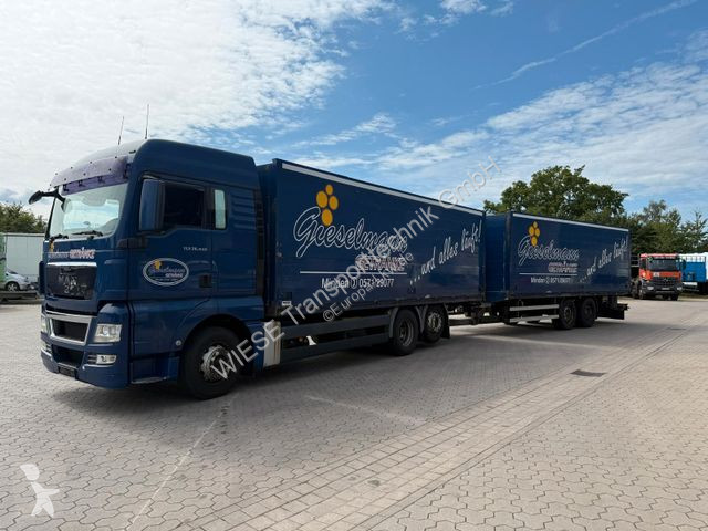 Camion MAN Schwenkwand-Getränkeaufbau incl....