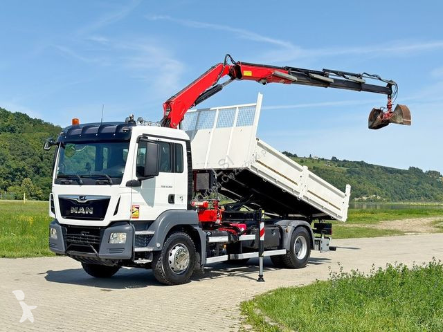 Lastbil MAN 18.360 * FASSI F135A.0.23 + FUNK * TOP
