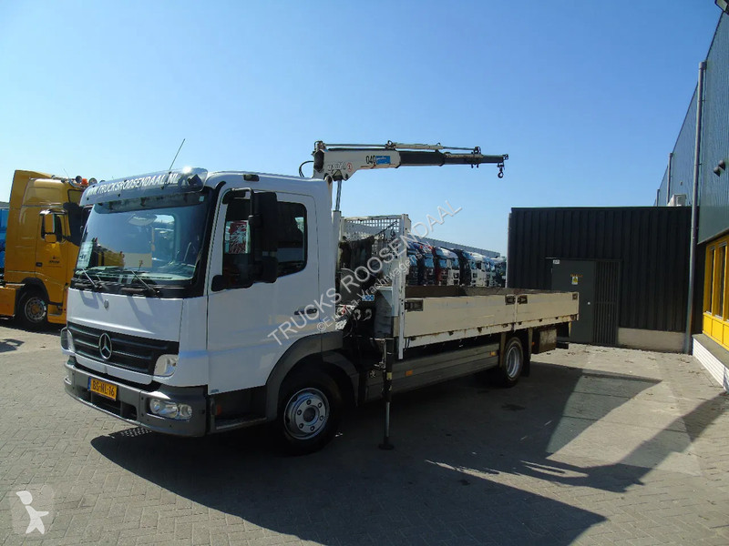 Kamion Mercedes 816 + 4ton crane + NICE TRUCK