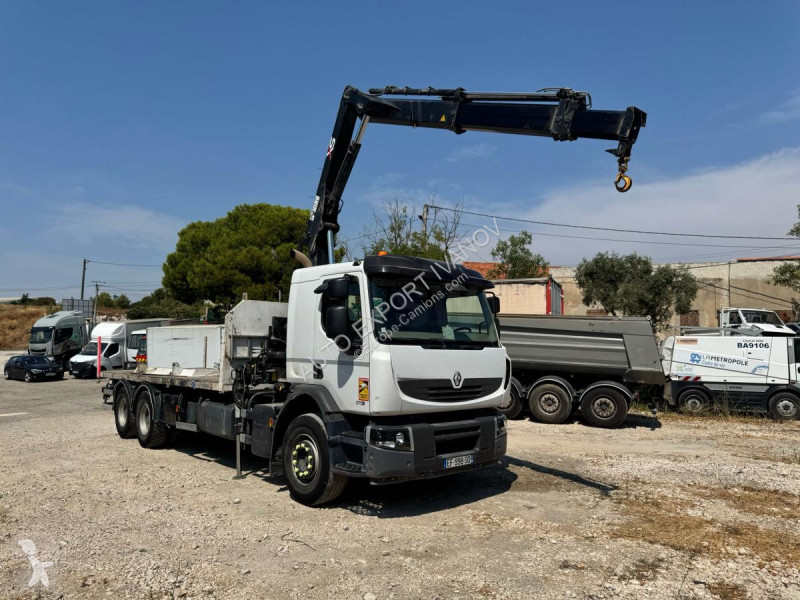 Camion Renault PREMIUM 370 DXI PLATEAU RIDELLES UE