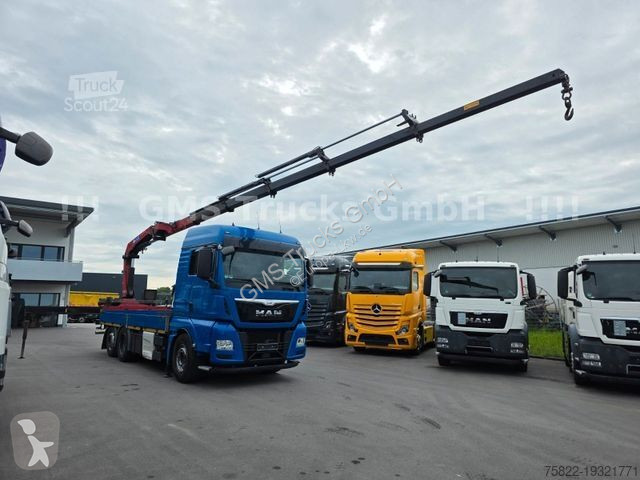 Vrachtwagen MAN TGX / 18m HMF 2120 Kran / 100%...