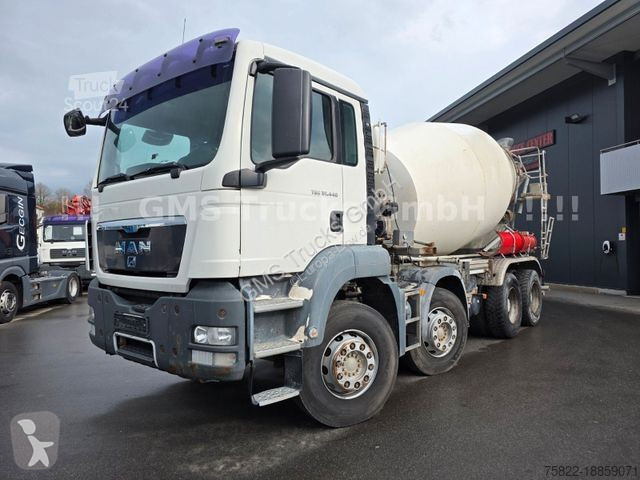 Lastbil MAN TGS 35.440 /8X4 / Wechsel 9qm Mixer...