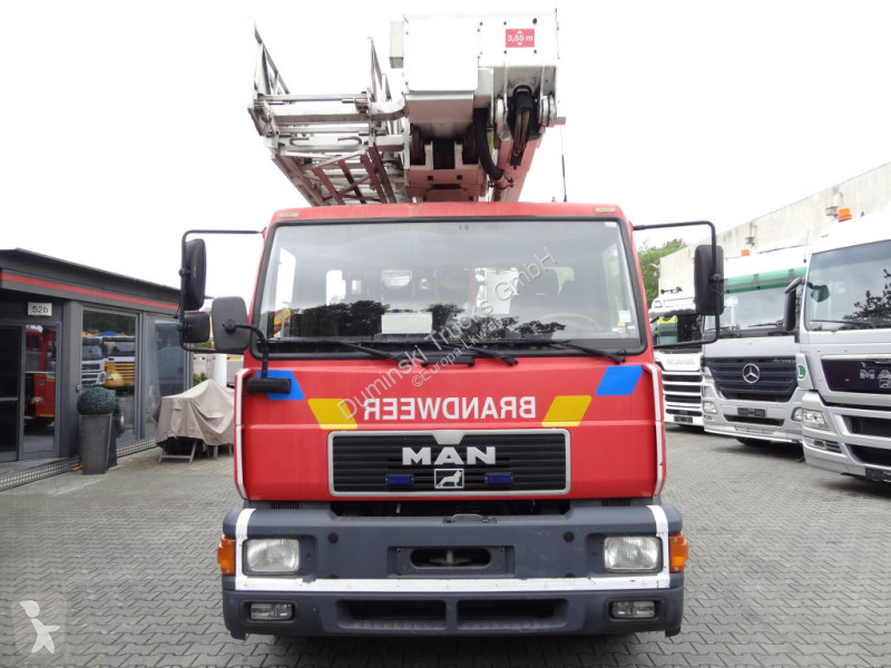Kamion MAN L2000 Feuerwehr Bronto Skylift 27 Meter
