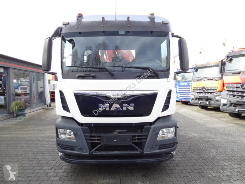 Lastbil MAN TGS 6X4 BB mit Kran Fassi F175