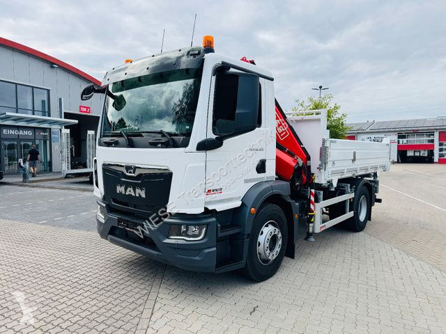 Lastbil MAN 4x2 mit Fassi Ladekran Sofort...