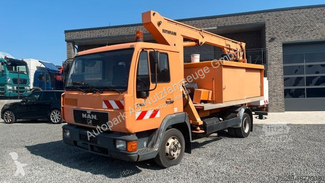 Camion MAN Steiger Hubarbeitsbühne Ruthmann