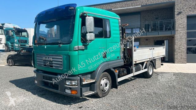 Lastbil MAN TGL 8.180 4x2 Kran Hiab Tempomat