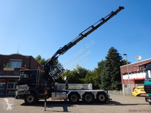 Camion Scania R490 Abroller + HIAB 302E-6...