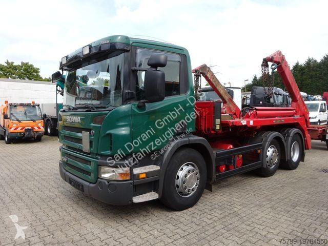Camion Scania P310 Absetzkipper MEILLER mit...