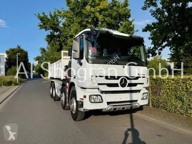 Camion Mercedes 3241 Kipper + Kran HMF 1643 -Z2...