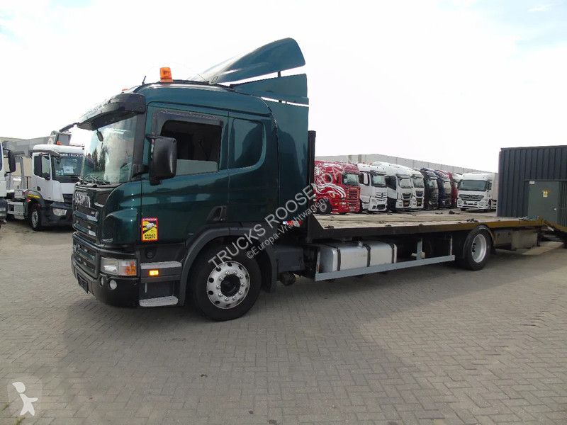 Kamion Scania 270 + manual + hydrolic ramps +...